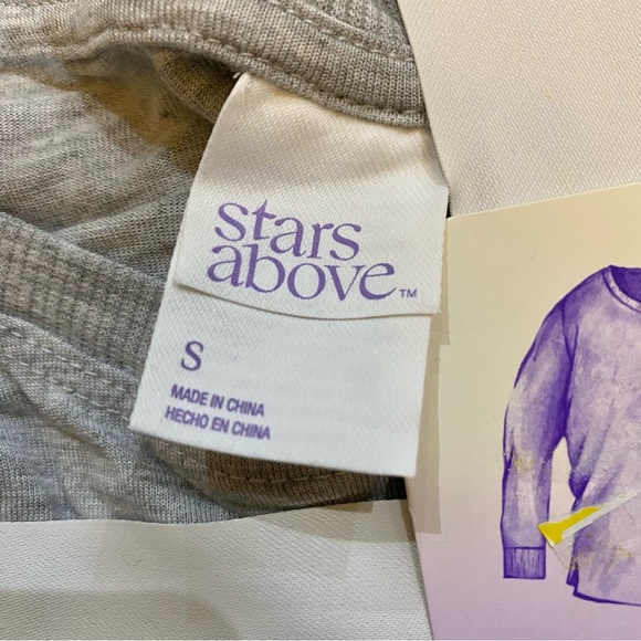 Stars Above Women’s 2 Piece Henley Top Plaid Fleece Pants Pajama Set Green NWT - Picture 2 of 4